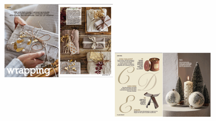 Home! Magazine lancia lo Speciale Natale & Black Friday 2024: 100 idee regalo per un dicembre all'insegna del design e della gentilezza