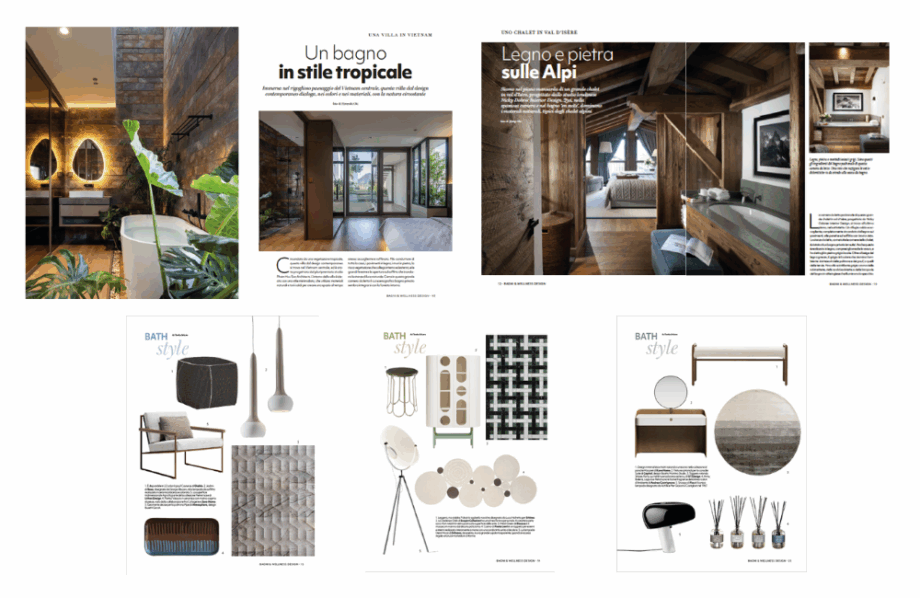 Ville&Casali presenta "Bagni & Wellness Design": il nuovo allegato dedicato all'evoluzione del benessere domestico
