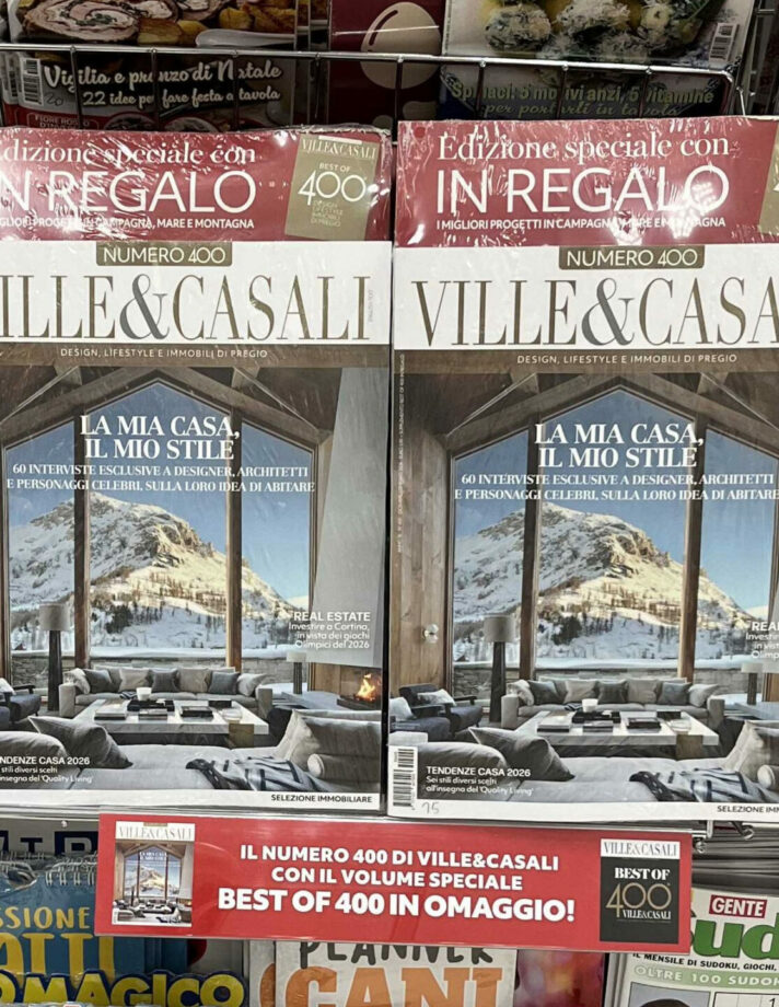 Ville&Casali celebra il suo numero 400: un traguardo storico che racconta 35 anni di cultura dell’abitare