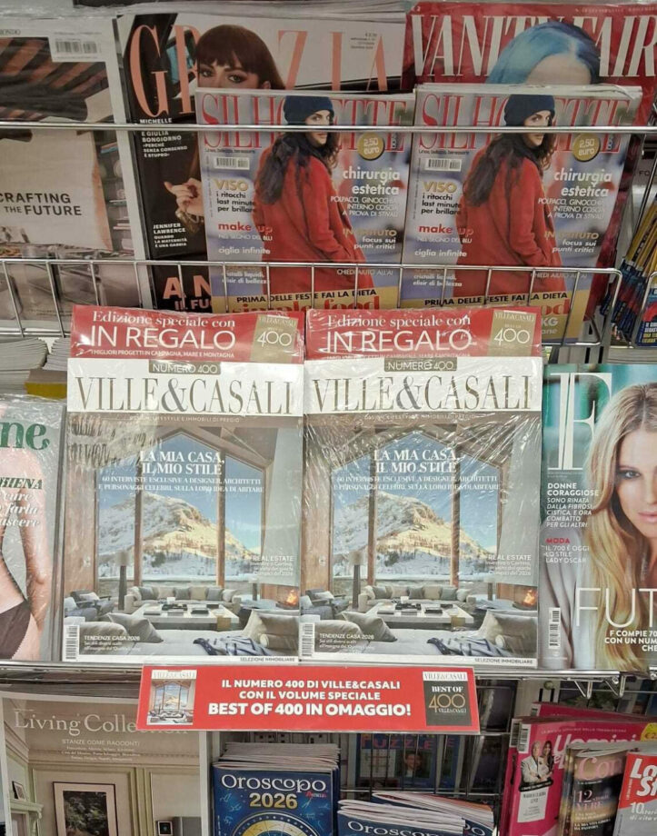 Ville&Casali celebra il suo numero 400: un traguardo storico che racconta 35 anni di cultura dell’abitare