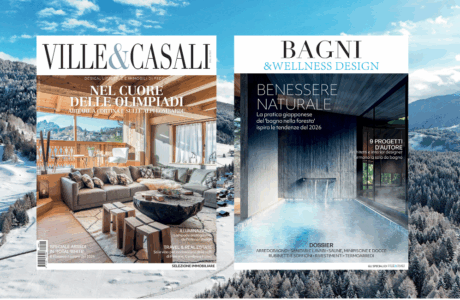 Ville&Casali febbraio 2026: la casa olimpica tra Dolomiti, benessere domestico e wellness design